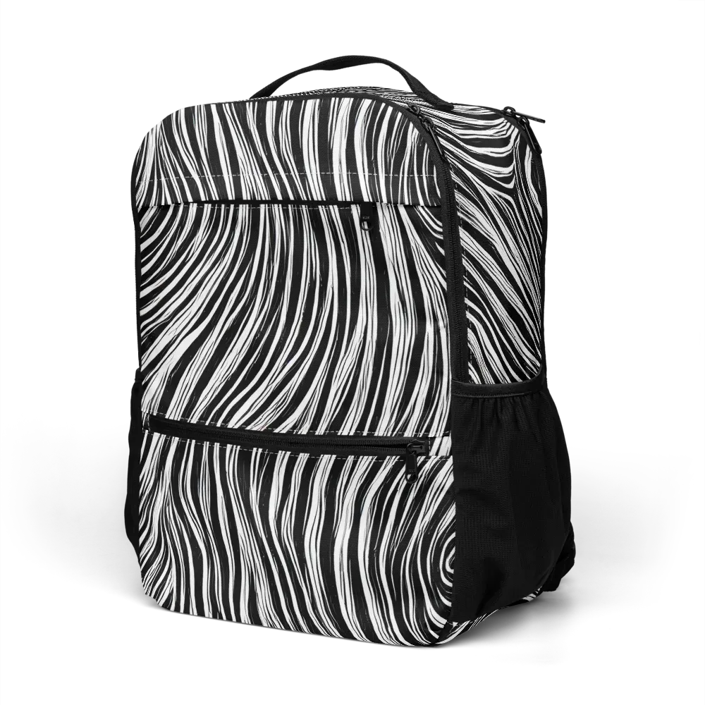 Weston Waves on Utility Backpack — Left Front