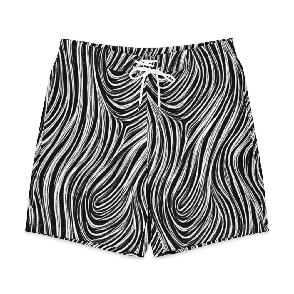 Weston Waves on Men's Board Shorts — Front