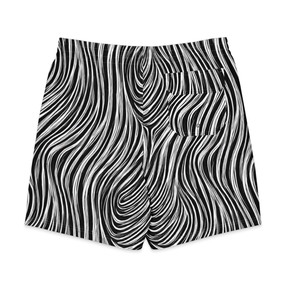 Weston Waves on Men's Board Shorts — Back