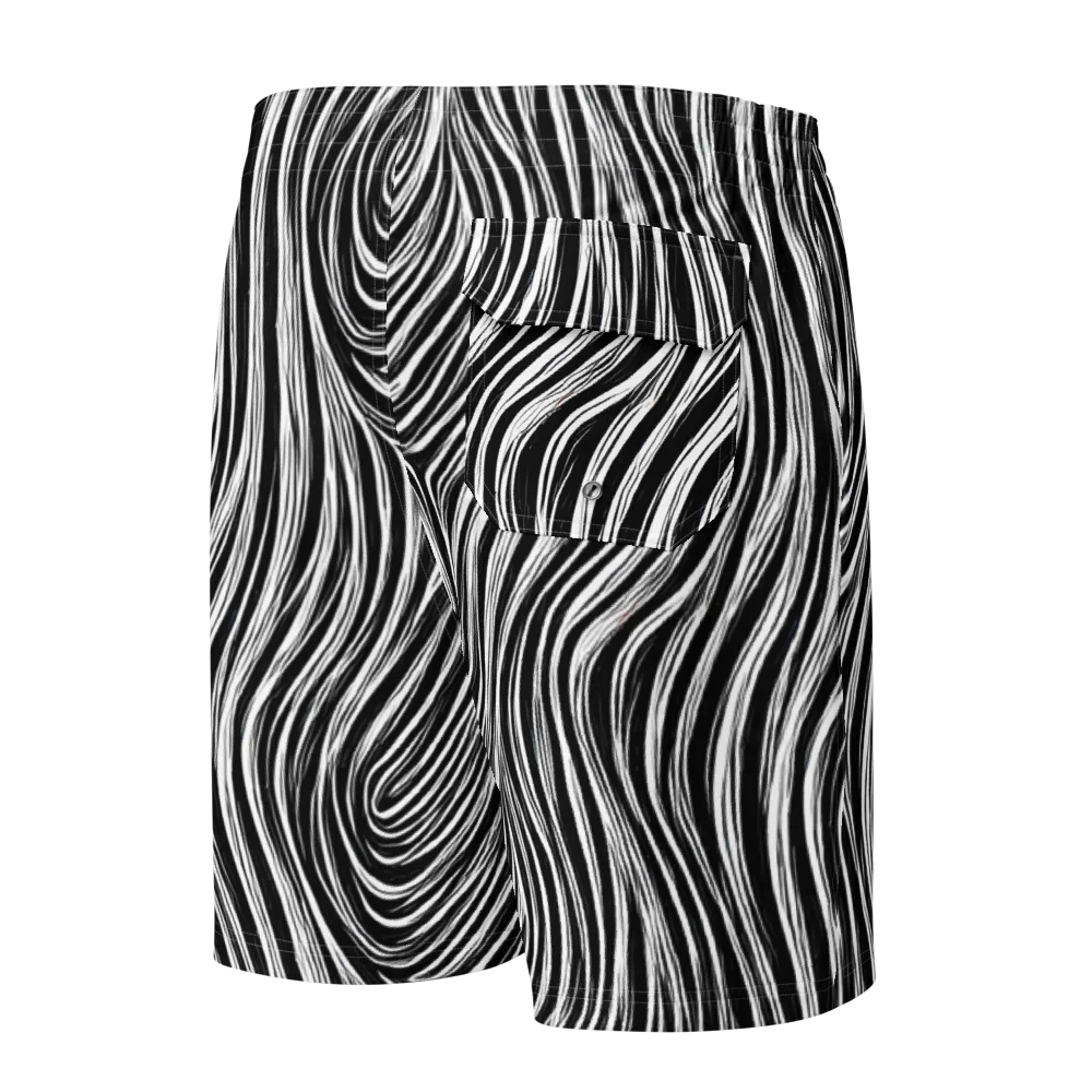 Weston Waves on Men's Board Shorts — Back