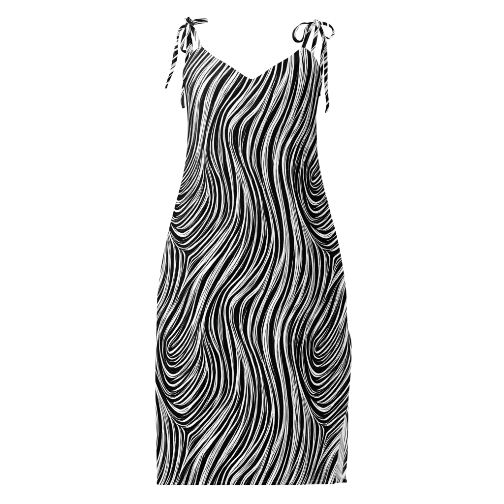 Weston Waves on Slip Dress — Front