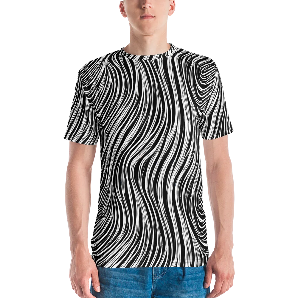 Weston Waves on Men's Crew Neck T-Shirt — Front