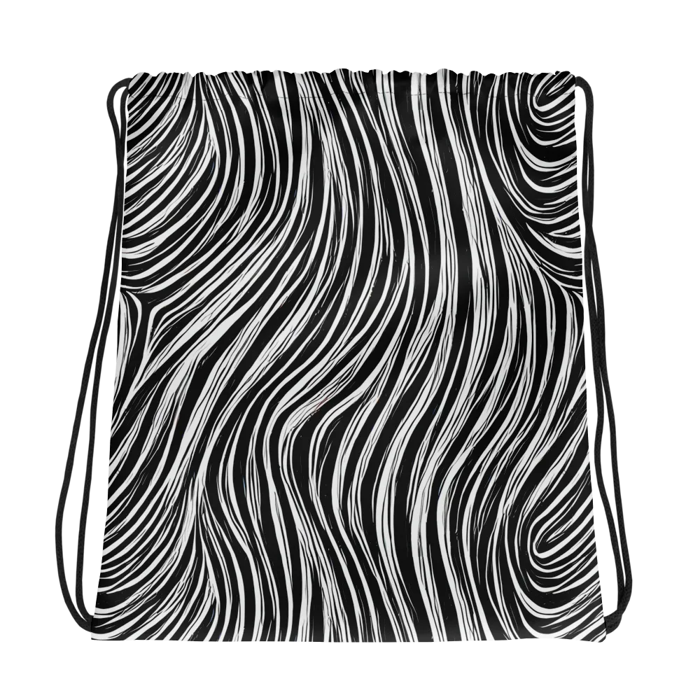 Weston Waves on Drawstring Bag — Photo