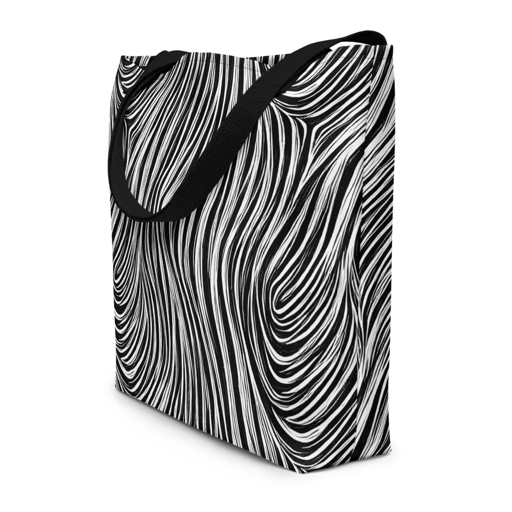 Weston Waves on Large Tote Bag W/ Pocket — Front