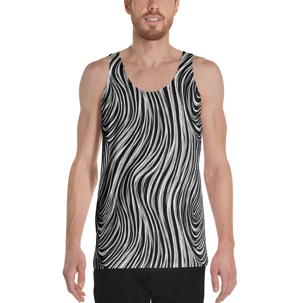 Weston Waves on Men's Tank Top — Front