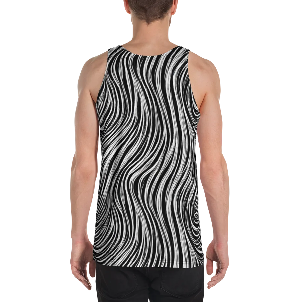 Weston Waves on Men's Tank Top — Back