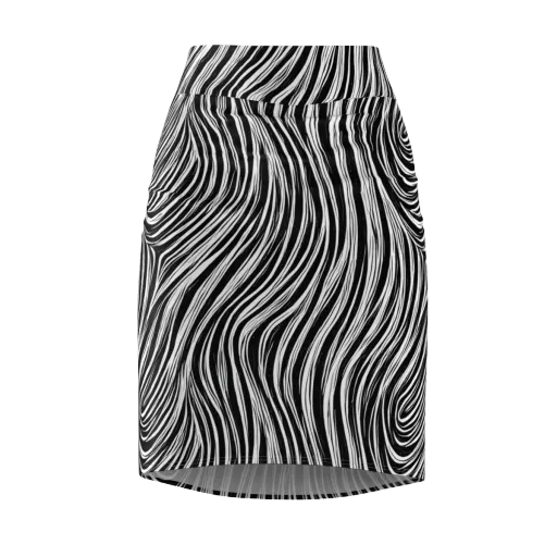 Weston Waves on a Pencil Skirt