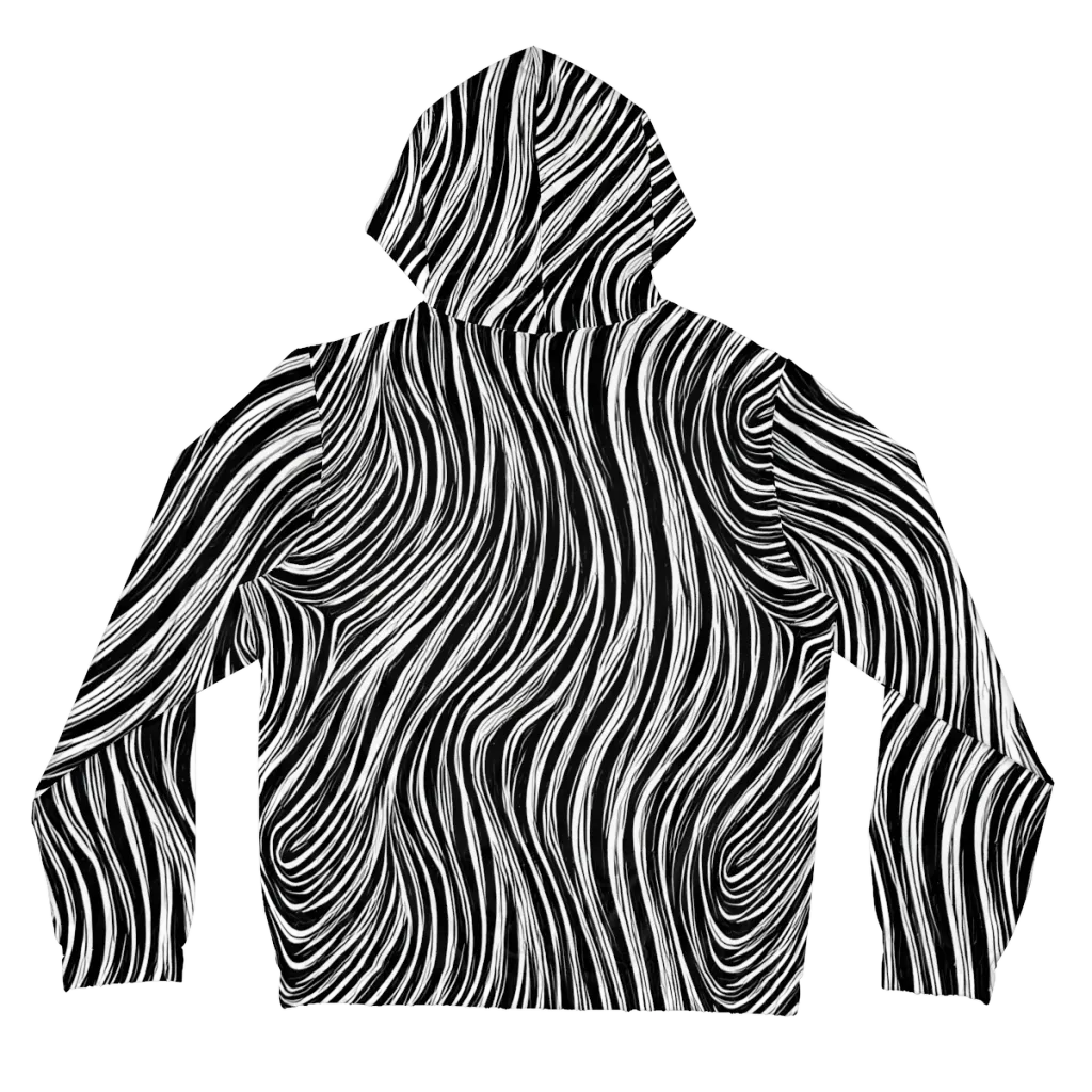 Weston Waves on Women's Full-Zip Hoodie — Back