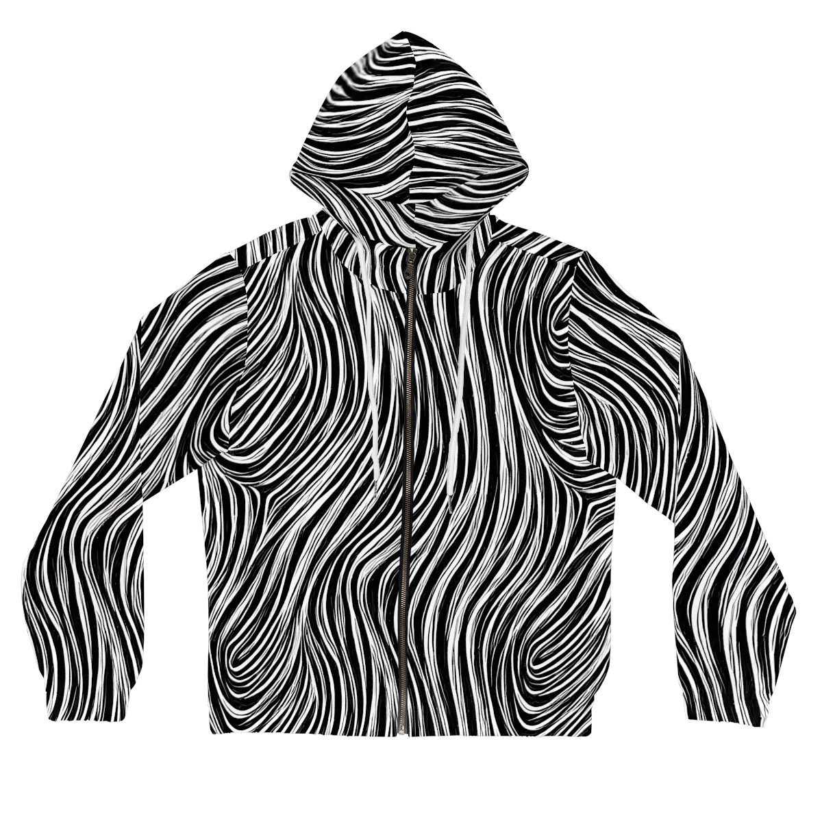 Weston Waves on Women's Full-Zip Hoodie — Front