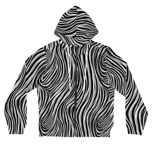 Weston Waves on a Women's Full-Zip Hoodie