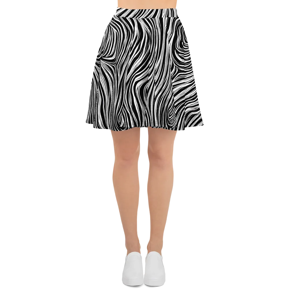 Weston Waves on Skater Skirt — Front