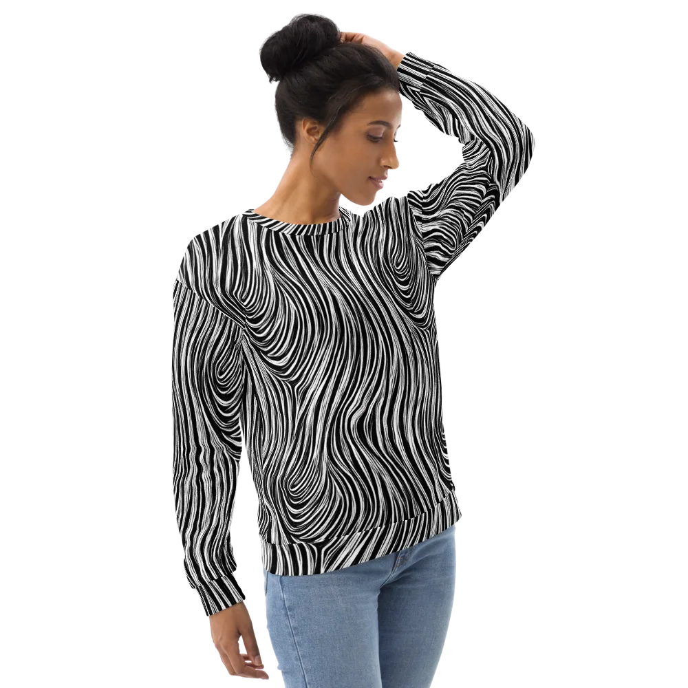 Weston Waves on Sweatshirt — Right Front