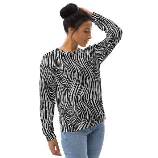 Weston Waves on a Sweatshirt