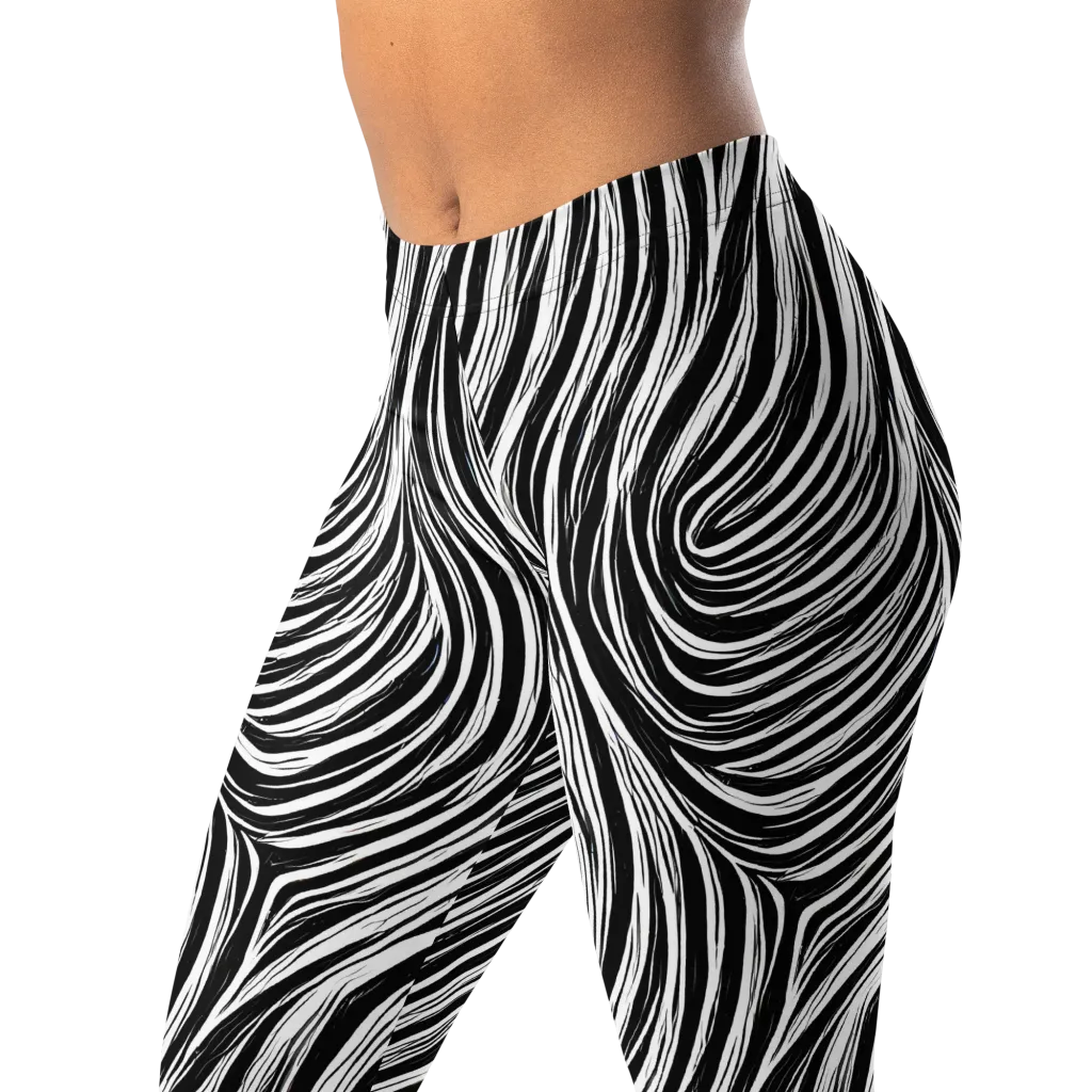 Weston Waves on Leggings — Left Front