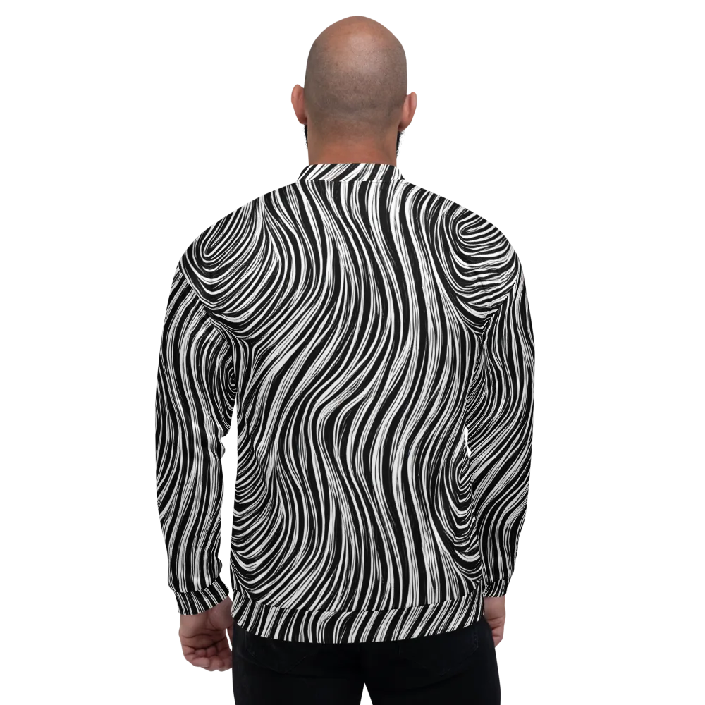 Weston Waves on Bomber Jacket — Back