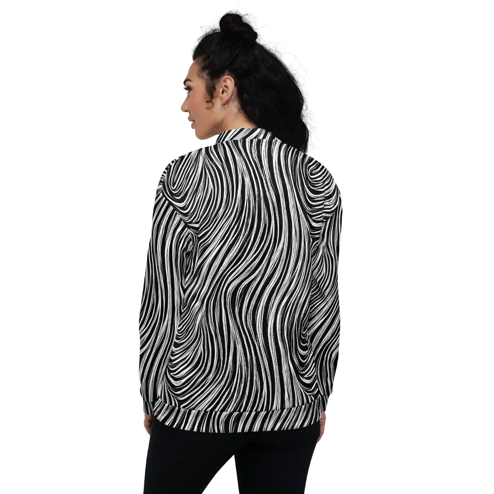 Weston Waves on Bomber Jacket — Back