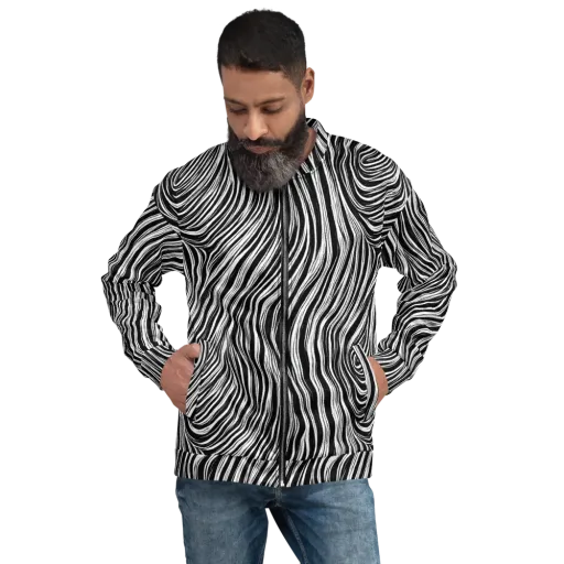 Weston Waves on a Bomber Jacket