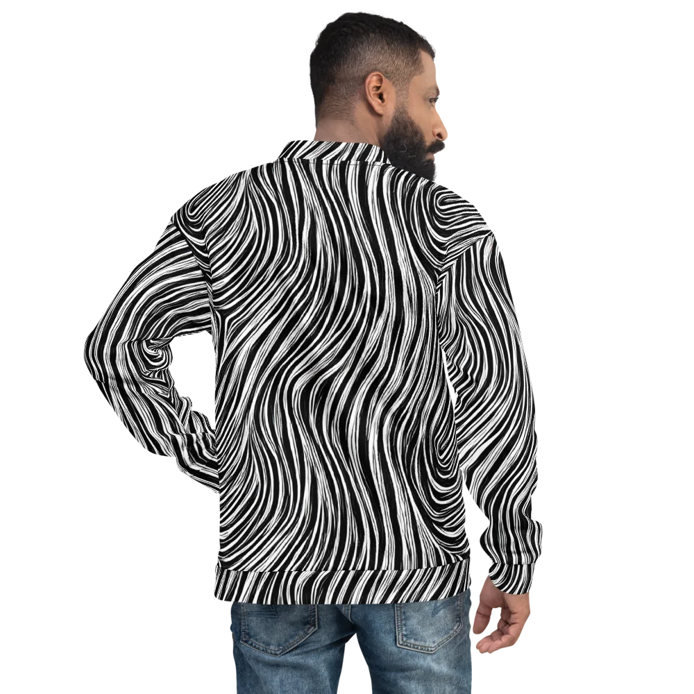 Weston Waves on Bomber Jacket — Back