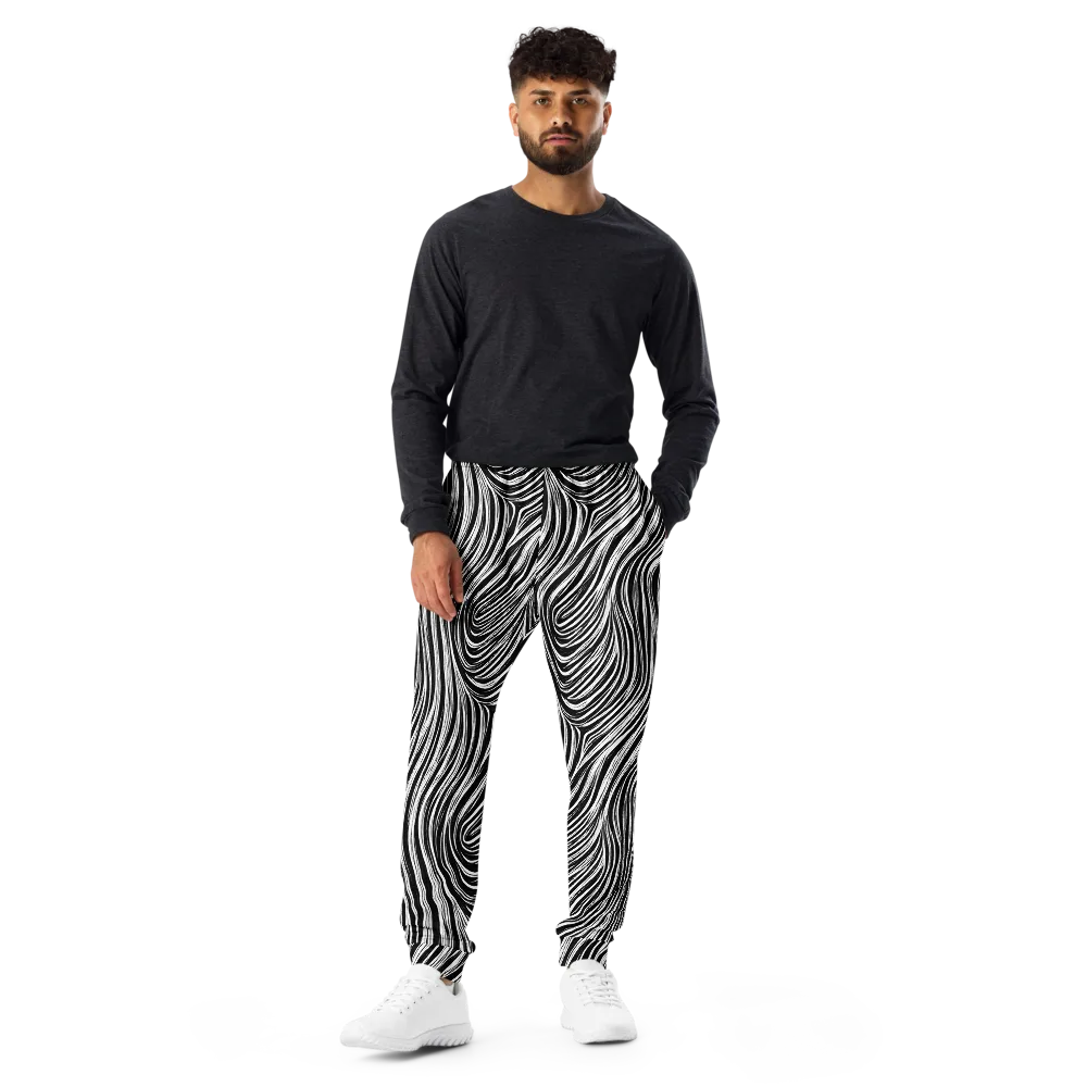 Weston Waves on Men's Joggers — Front