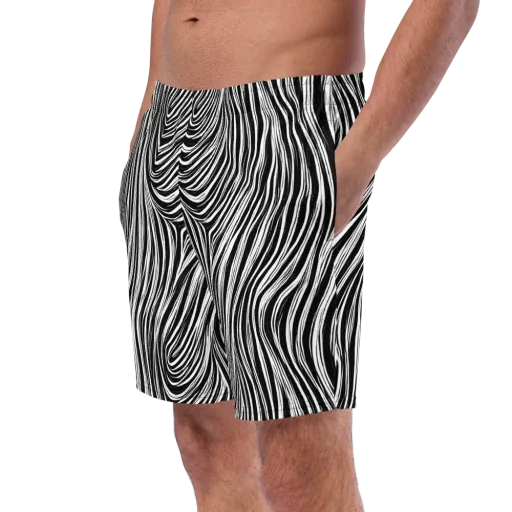 Weston Waves on a Swim Trunks