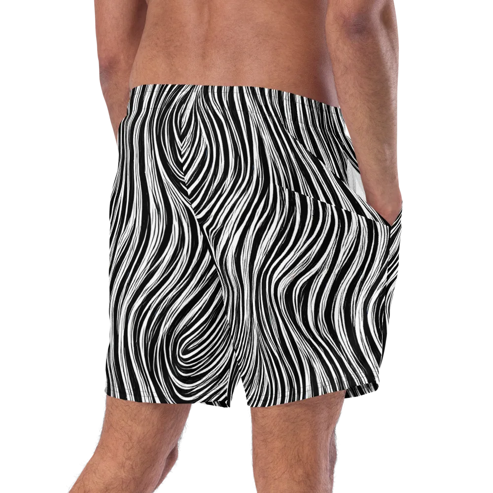 Weston Waves on Swim Trunks — Right Back