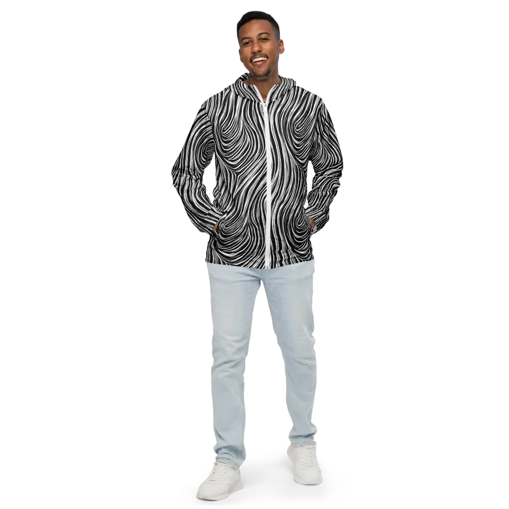 Weston Waves on Men's Windbreaker — Front