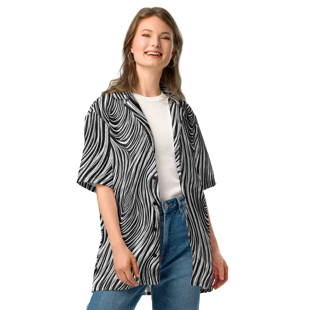 Weston Waves on Button Shirt — Front