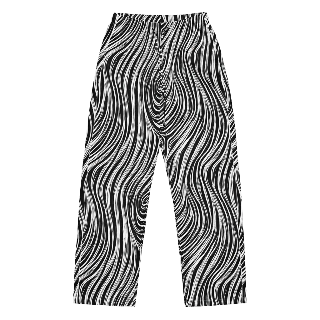 Weston Waves on Women's Pajama Pants — Front
