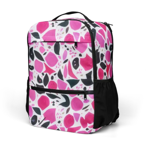 Fuchsia Confetti on a Utility Backpack