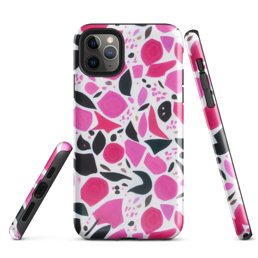 Fuchsia Confetti on Tough Case for iPhone® — Front