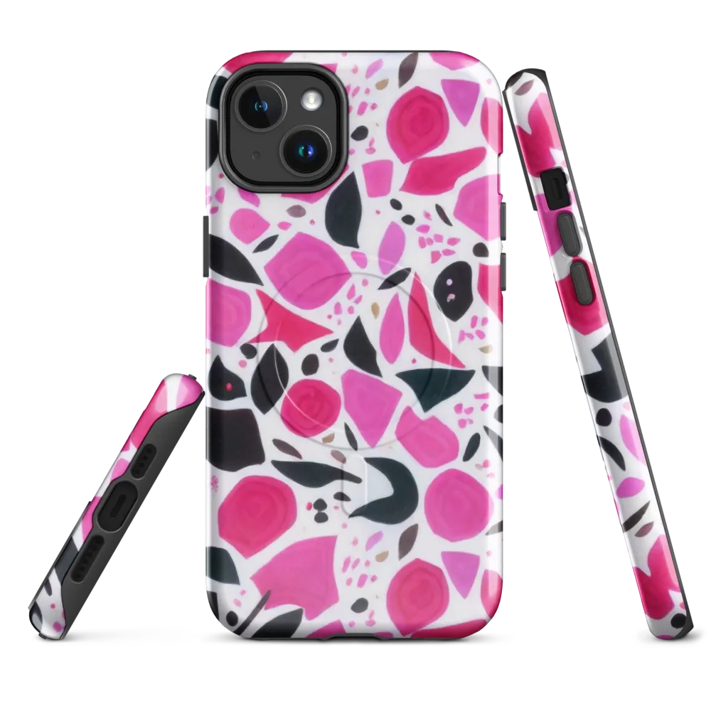 Fuchsia Confetti on MagSafe Tough Case for iPhone® — Front
