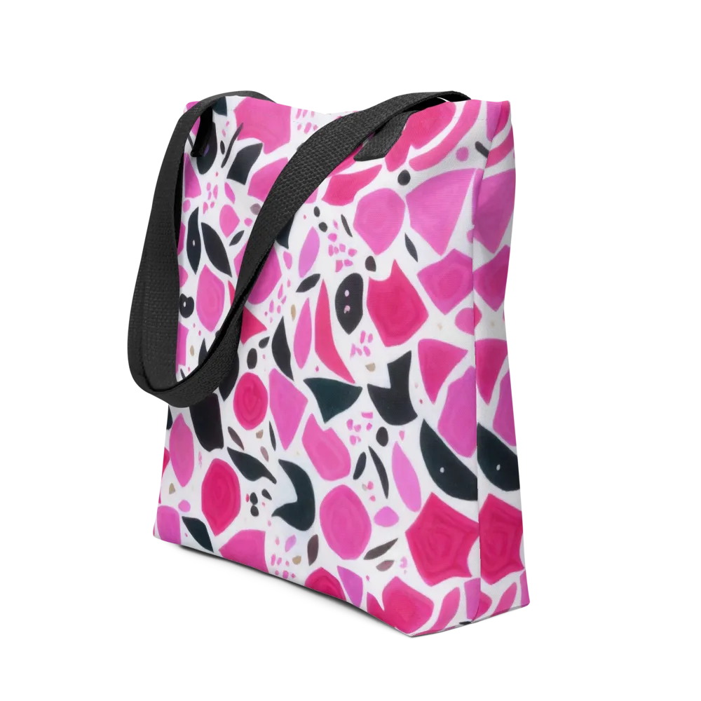 Fuchsia Confetti on Tote Bag — Front