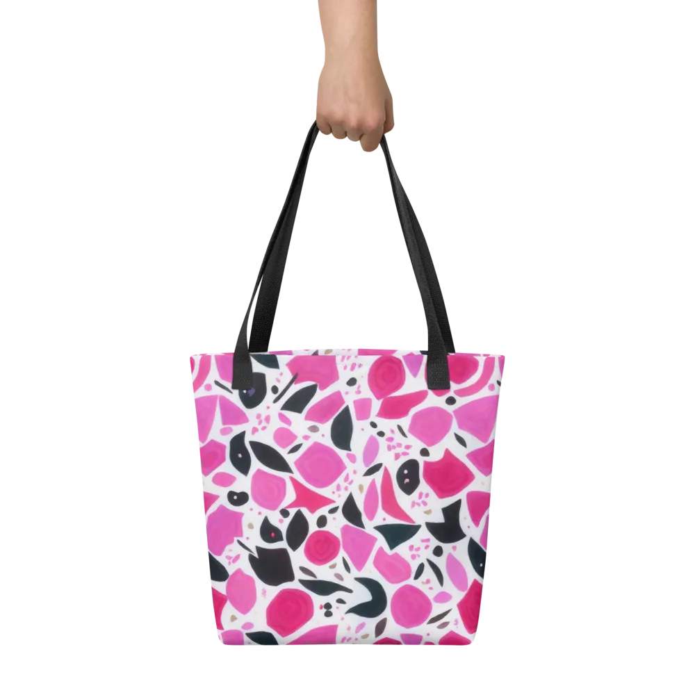Fuchsia Confetti on Tote Bag — Front