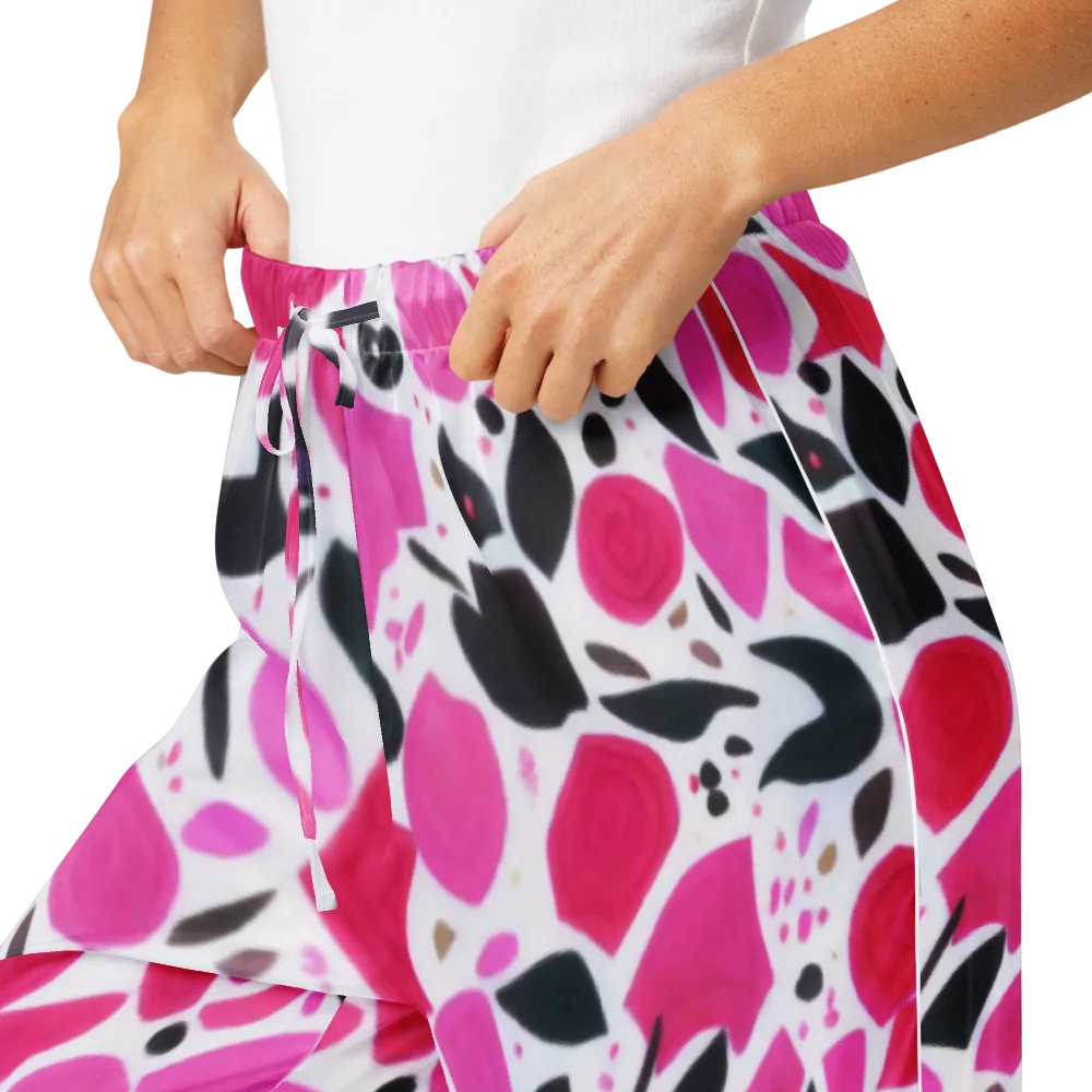 Fuchsia Confetti on Women's Pajama Pants — Product details