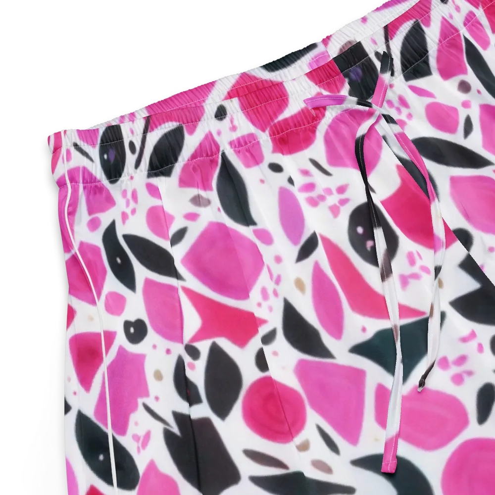 Fuchsia Confetti on Women's Pajama Shorts — Product details