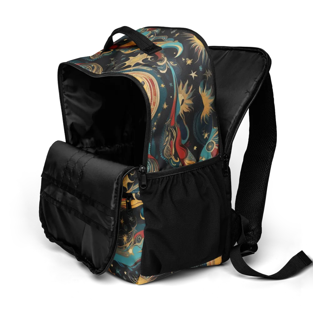 Sunlit Voyager on Utility Backpack — Product details 2