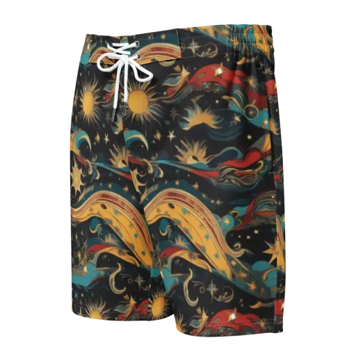 Sunlit Voyager on a Men's Board Shorts