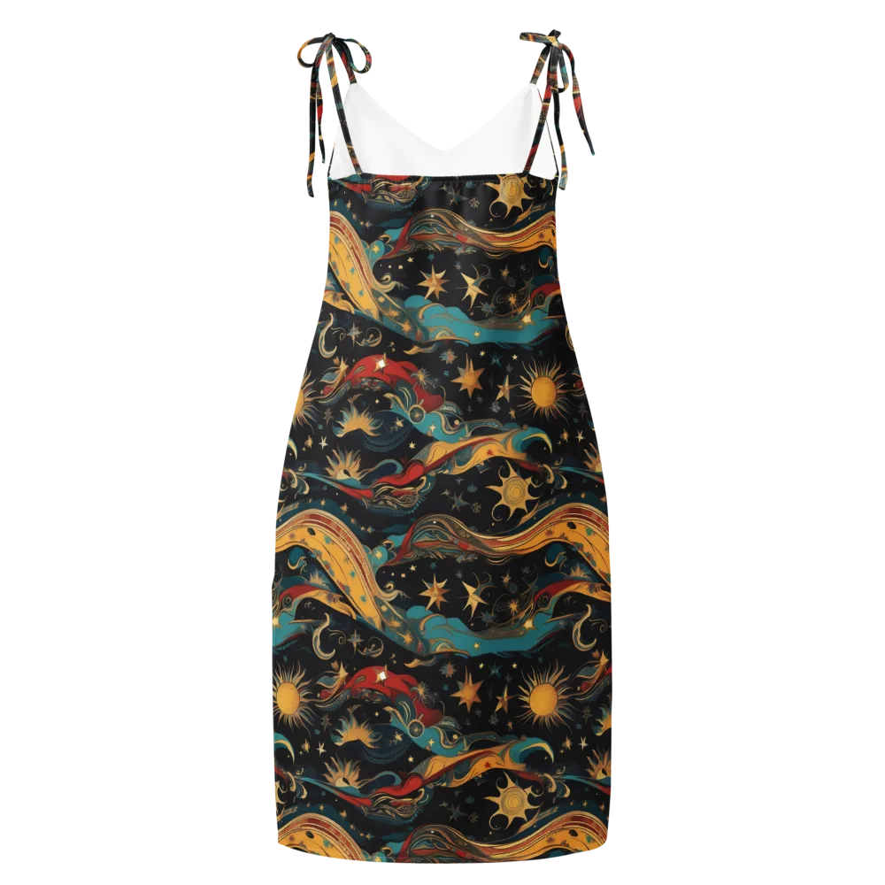 Sunlit Voyager on Slip Dress — Back