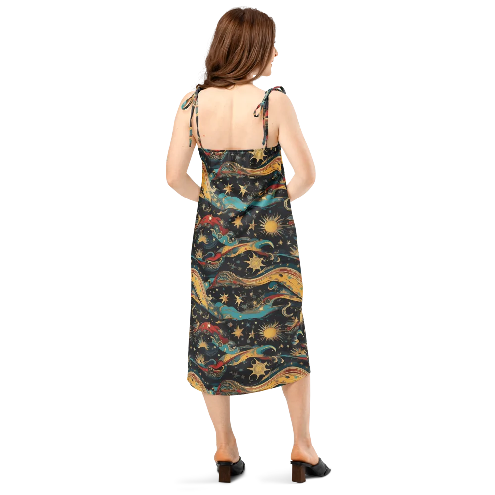 Sunlit Voyager on Slip Dress — Back