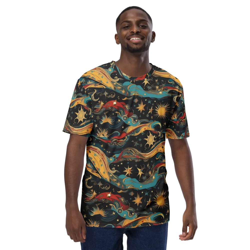 Sunlit Voyager on Men's Crew Neck T-Shirt — Front