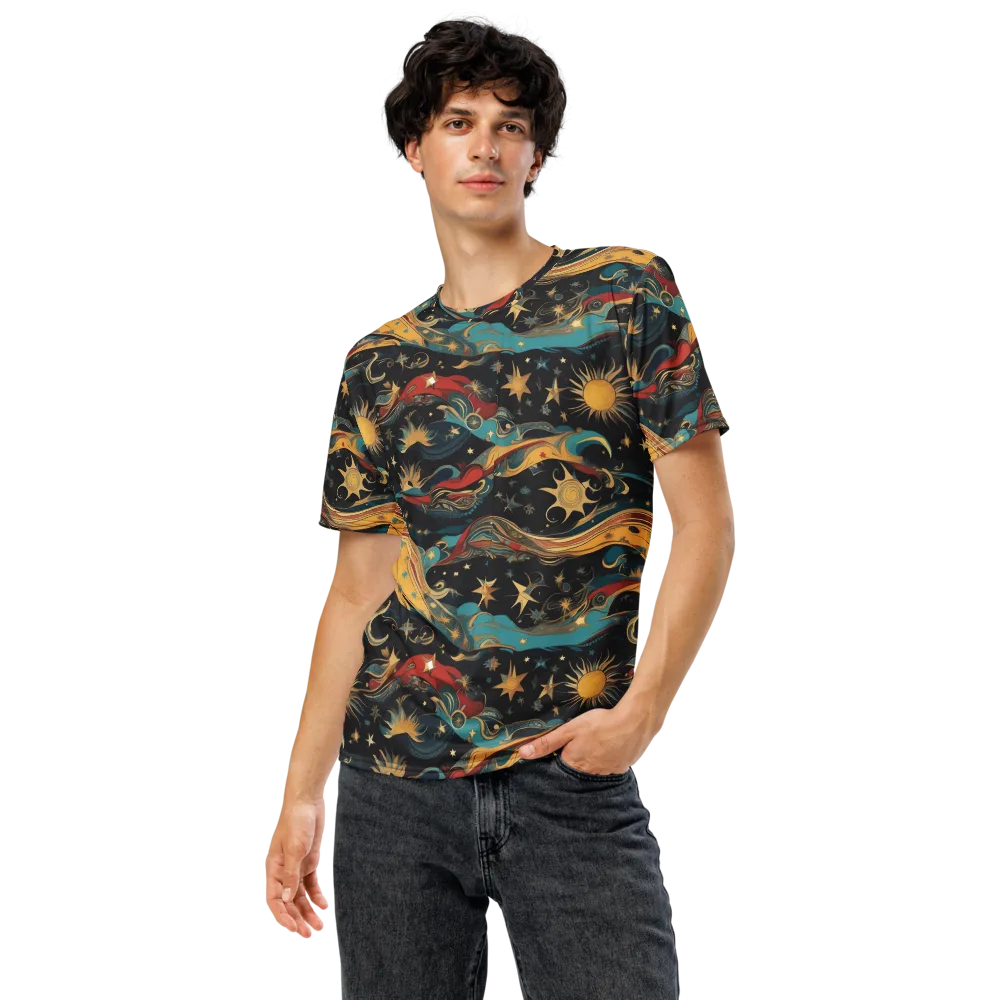 Sunlit Voyager on Men's Crew Neck T-Shirt — Front