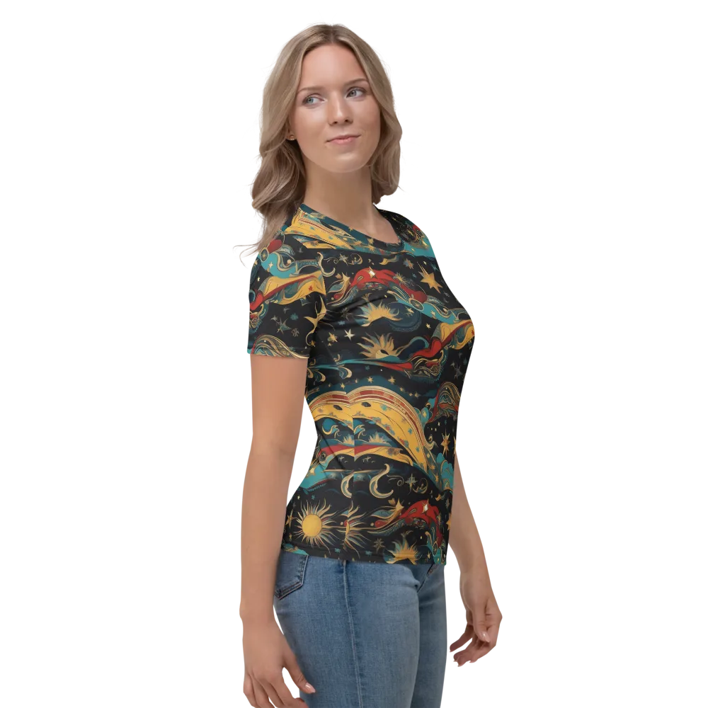Sunlit Voyager on Women's Crew Neck T-Shirt — Right