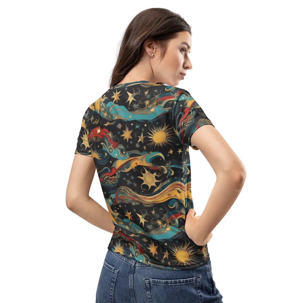 Sunlit Voyager on Women's Crew Neck T-Shirt — Back