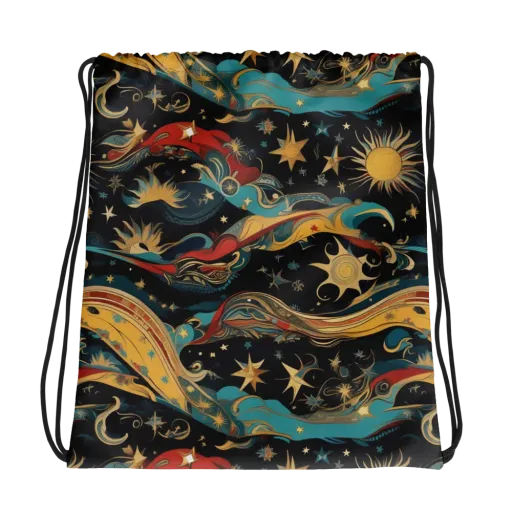 Sunlit Voyager on a Drawstring Bag