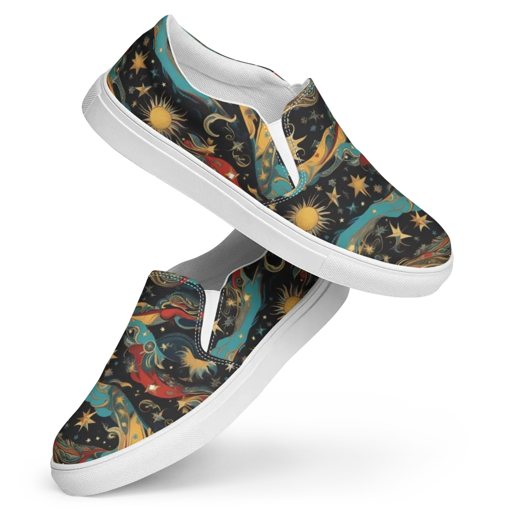 Sunlit Voyager on Women's Slip-On Canvas Shoes — Front