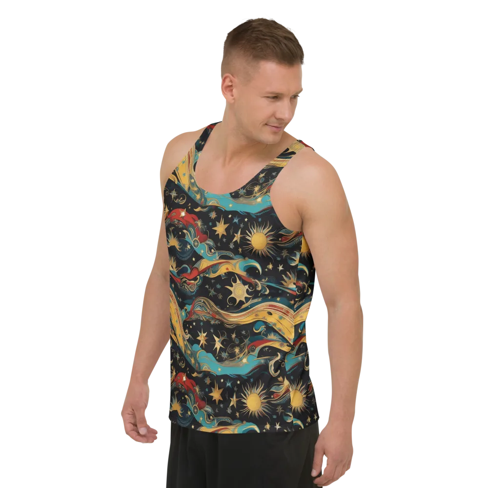 Sunlit Voyager on Men's Tank Top — Left Front
