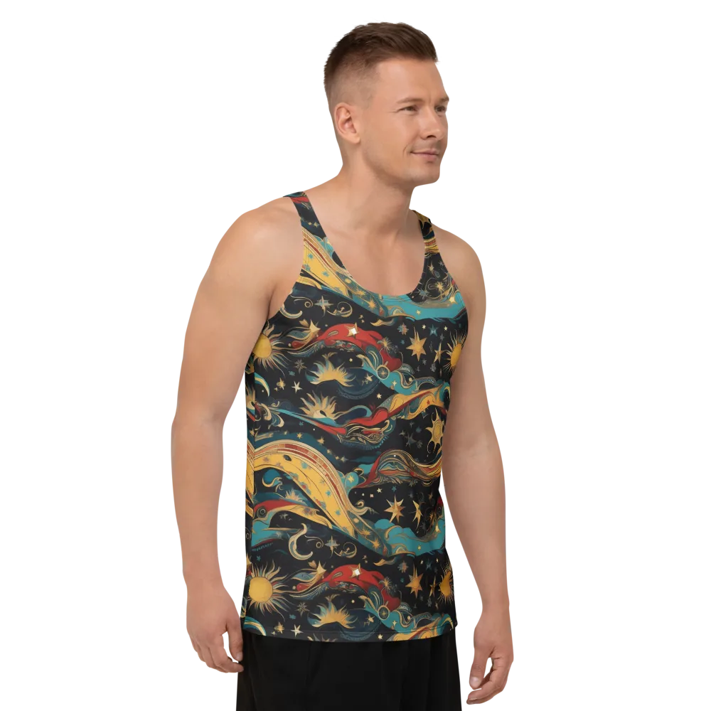 Sunlit Voyager on Men's Tank Top — Right Front