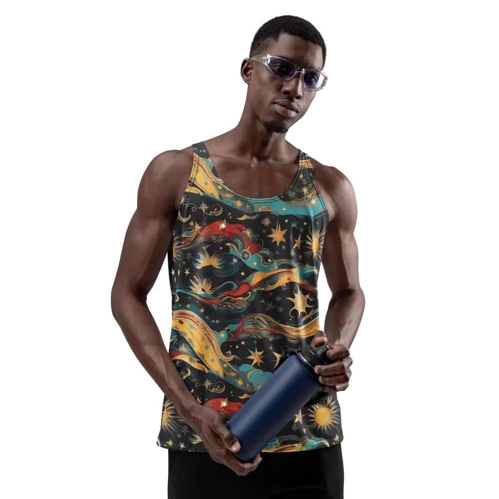 Sunlit Voyager on Men's Tank Top — Front