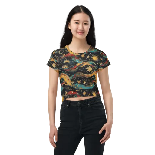 Sunlit Voyager on a Crop Tee