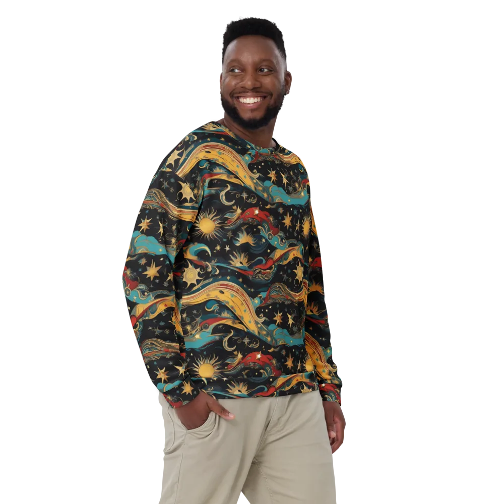 Sunlit Voyager on Sweatshirt — Front